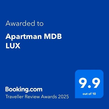 Apartman Mdb Lux Subotica Eksteriør billede