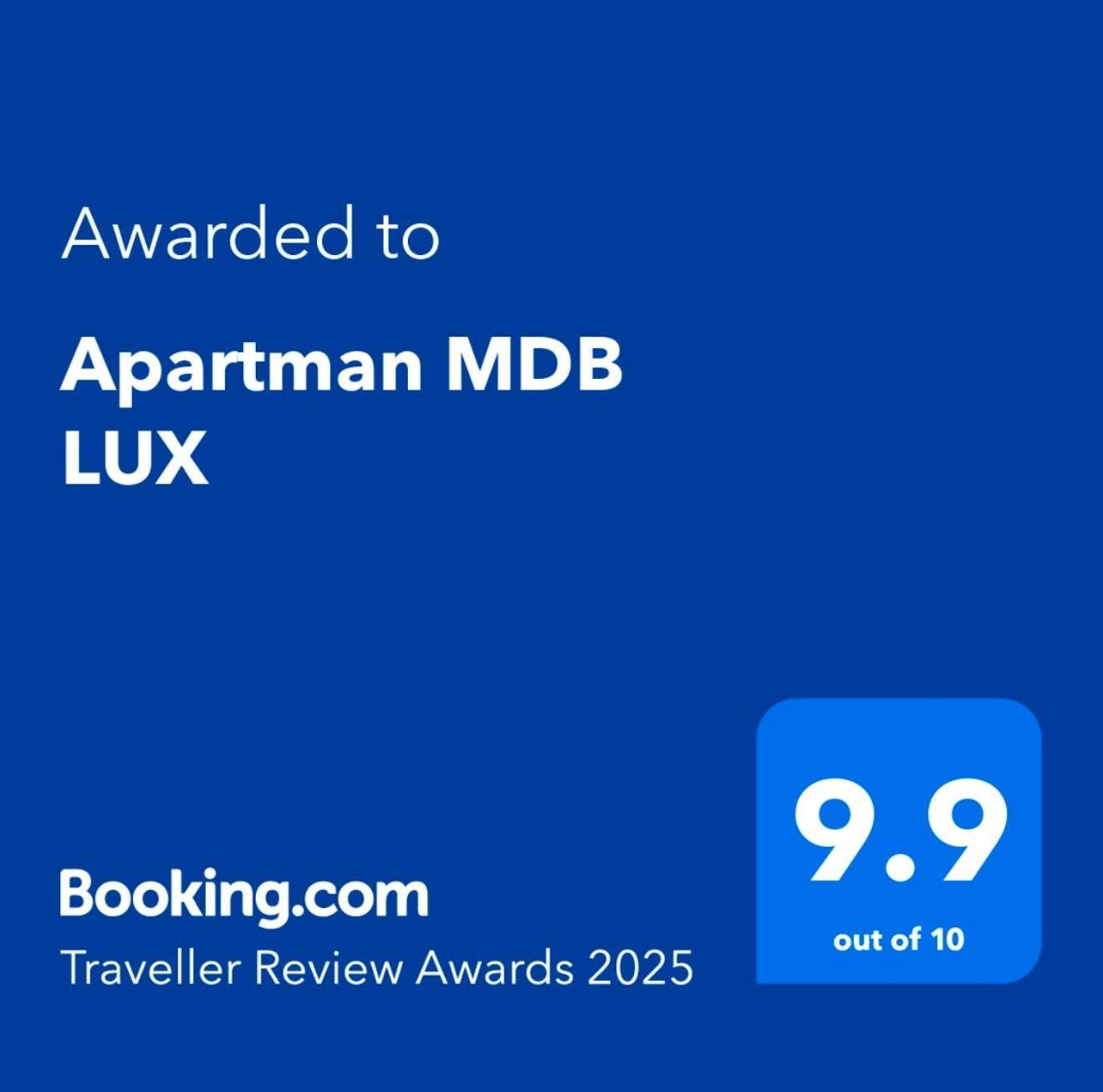 Apartman Mdb Lux Subotica Eksteriør billede